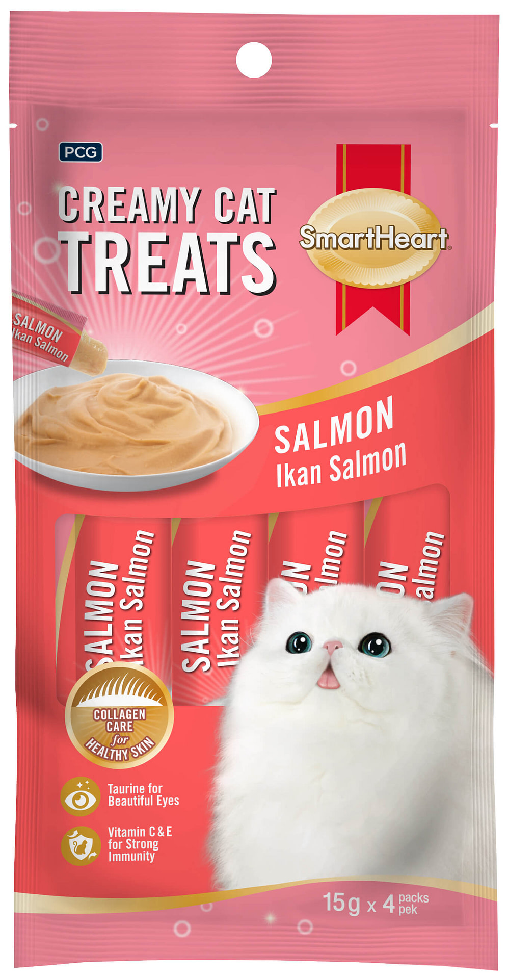SmartHeart® Creamy Cat Treat – Salmon Flavor ?>